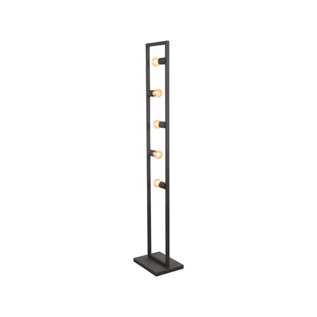 LABEL51 Vloerlamp Quadrato - Zwart - Metaal van LABEL51 – Luxe comfort op maat van PureWonen. Vraag naar de beste prijs.