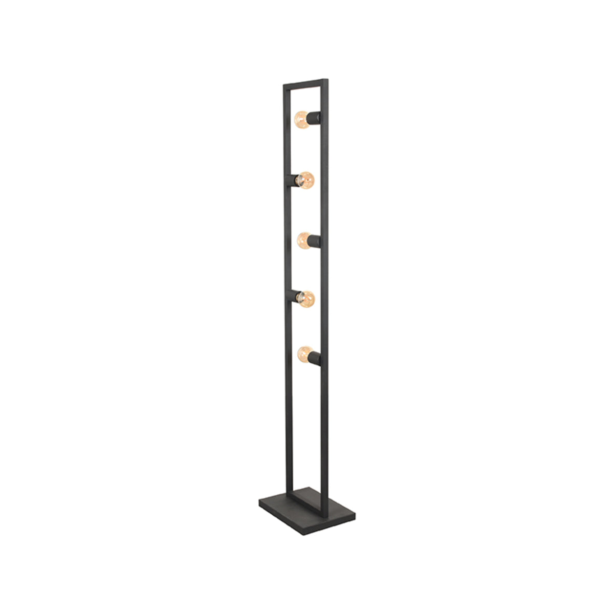 LABEL51 Vloerlamp Quadrato - Zwart - Metaal van LABEL51 – Luxe comfort op maat van PureWonen. Vraag naar de beste prijs.