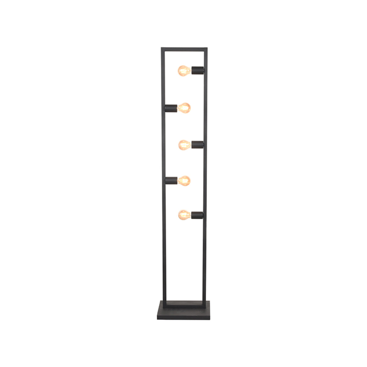 LABEL51 Vloerlamp Quadrato - Zwart - Metaal van LABEL51 – Luxe comfort op maat van PureWonen. Vraag naar de beste prijs.