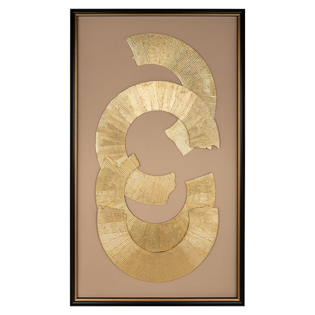 Wall art Eden (Black/gold) van Richmond Interiors – Luxe comfort op maat van PureWonen. Vraag naar de beste prijs.