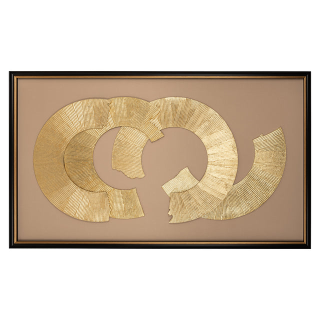 Wall art Eden (Black/gold) van Richmond Interiors – Luxe comfort op maat van PureWonen. Vraag naar de beste prijs.