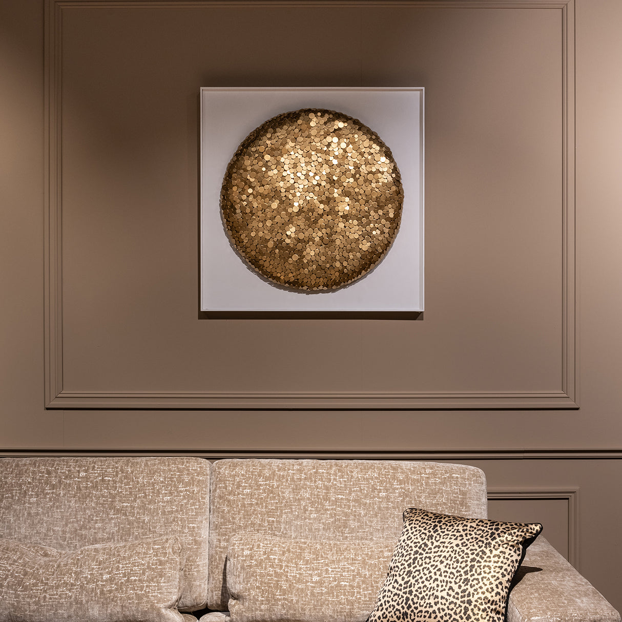 Wall art Maya (Gold) van Richmond Interiors - laagste prijs offerte van PureWonen