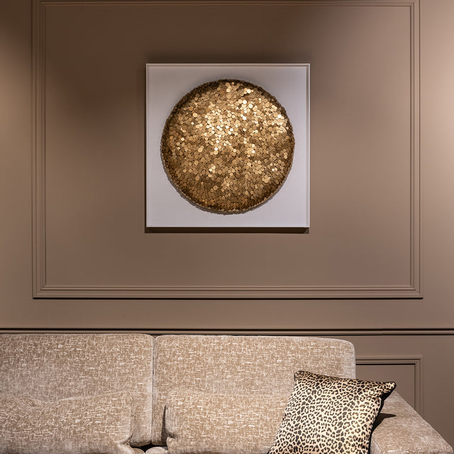 Wall art Maya (Gold) van Richmond Interiors - laagste prijs offerte van PureWonen