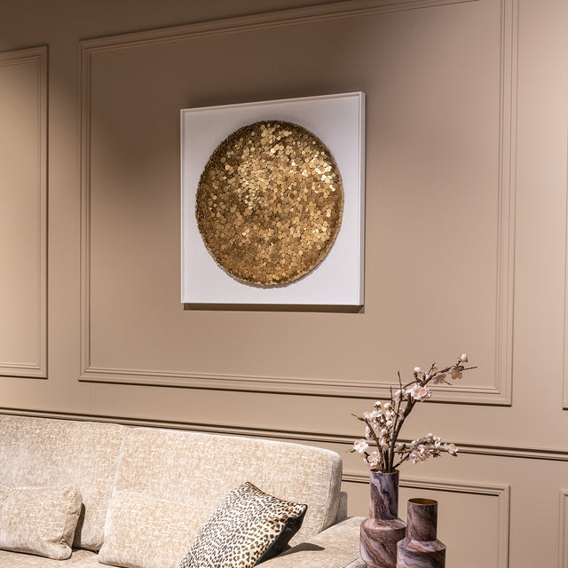 Wall art Maya (Gold) van Richmond Interiors - laagste prijs offerte van PureWonen