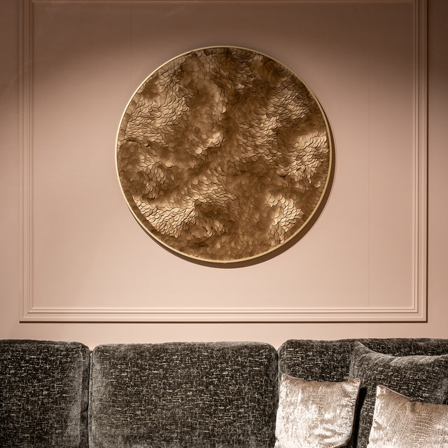 Wall art Bloom (Gold) van Richmond Interiors – Luxe comfort op maat van PureWonen. Vraag naar de beste prijs.
