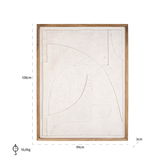 Wall art Loa (White) van Richmond Interiors - laagste prijs offerte van PureWonen