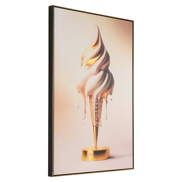Wall art Icecream (Gold) van Richmond Interiors – Luxe comfort op maat van PureWonen. Vraag naar de beste prijs.