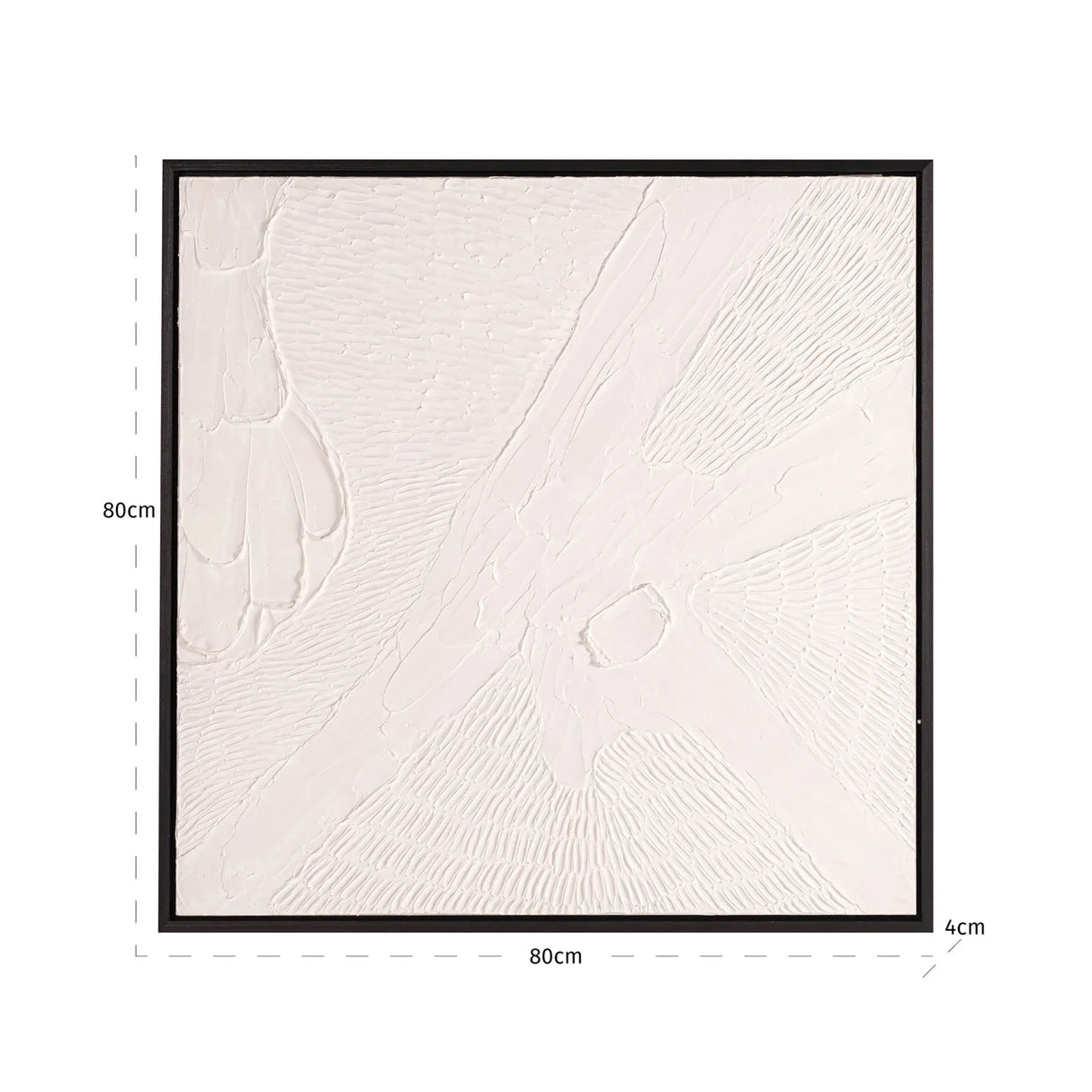 Wall art Janey black/white