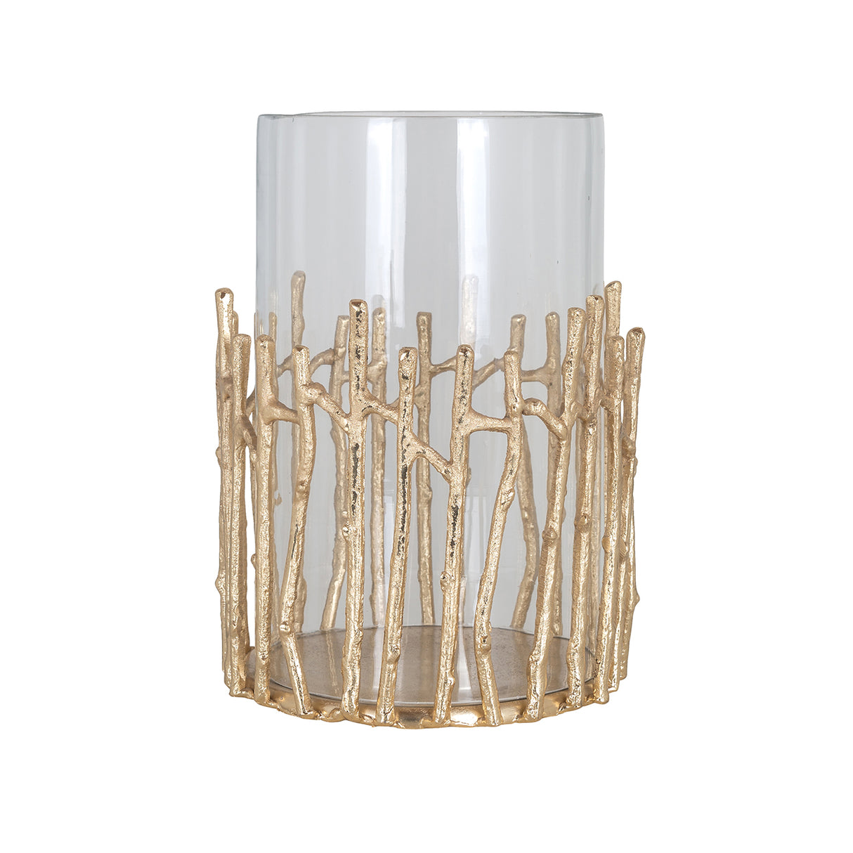 Windlicht Loretta groot (Gold) van Richmond Interiors – Luxe comfort op maat van PureWonen. Vraag naar de beste prijs.