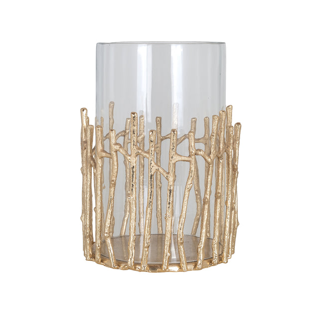 Windlicht Loretta groot (Gold) van Richmond Interiors – Luxe comfort op maat van PureWonen. Vraag naar de beste prijs.