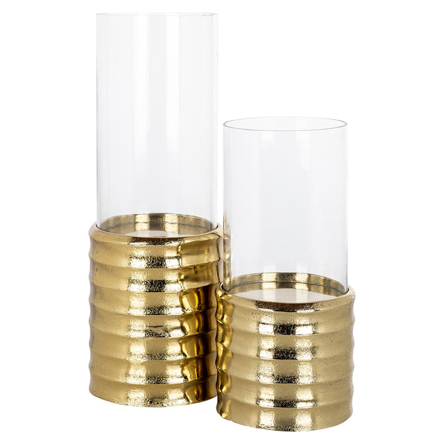 Windlicht Bodil klein (Gold) van Richmond Interiors – Luxe comfort op maat van PureWonen. Vraag naar de beste prijs.