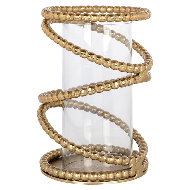 Windlicht Jaden klein (Brushed Gold) van Richmond Interiors – Luxe comfort op maat van PureWonen. Vraag naar de beste prijs.