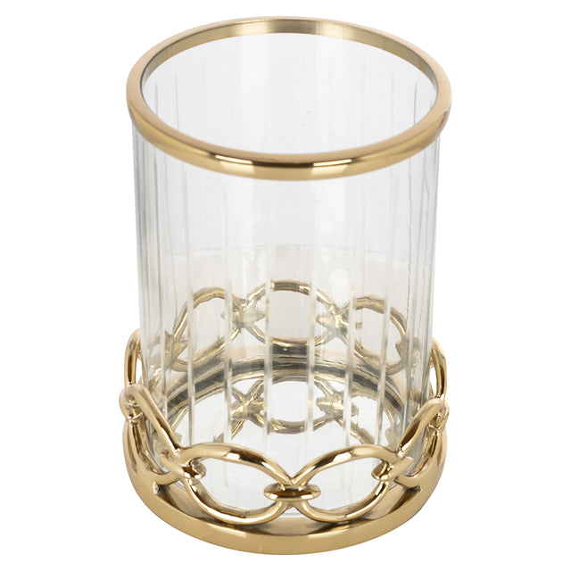 Windlicht Jayce (Gold) van Richmond Interiors – Luxe comfort op maat van PureWonen. Vraag naar de beste prijs.