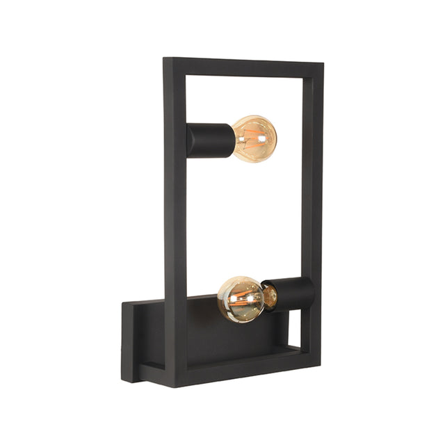 LABEL51 Wandlamp Quadrato - Zwart - Metaal van LABEL51 – Luxe comfort op maat van PureWonen. Vraag naar de beste prijs.