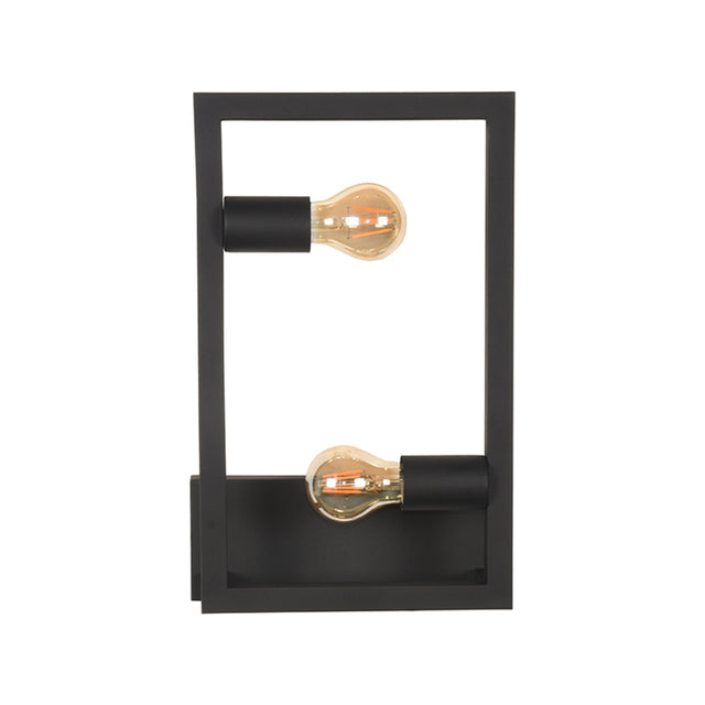 LABEL51 Wandlamp Quadrato - Zwart - Metaal van LABEL51 – Luxe comfort op maat van PureWonen. Vraag naar de beste prijs.