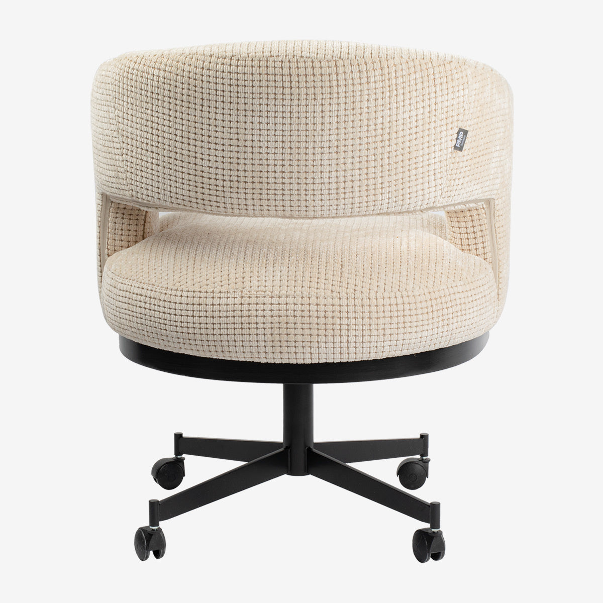 Bridgestone eetkamerstoel met wielen. van NIX Design – Luxe comfort op maat van PureWonen. Vraag naar de beste prijs.