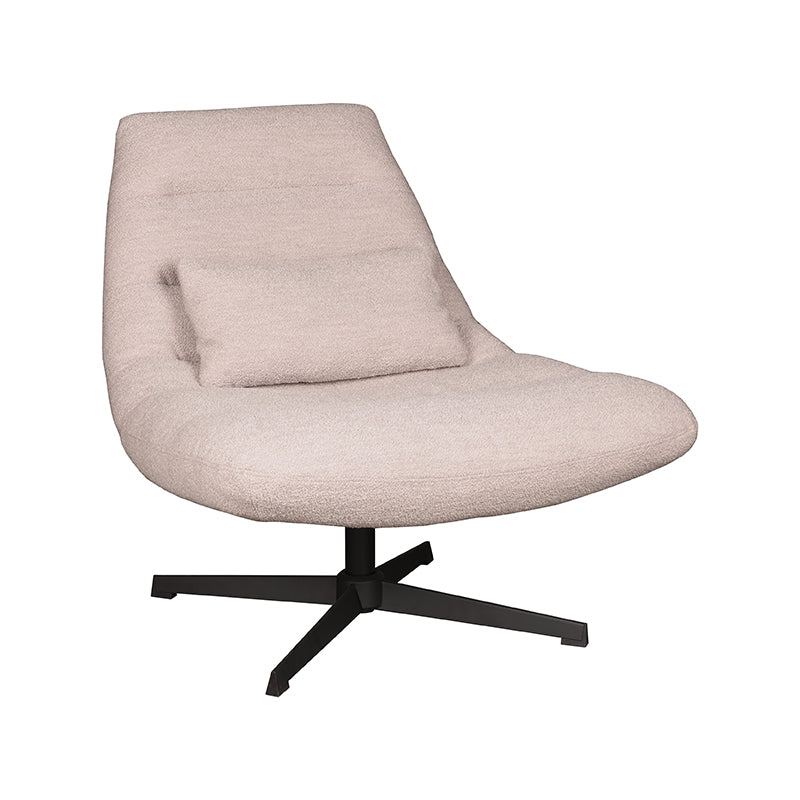 LABEL51 Fauteuil Nox - Naturel - Boucle van LABEL51 – Luxe comfort op maat van PureWonen. Vraag naar de beste prijs.