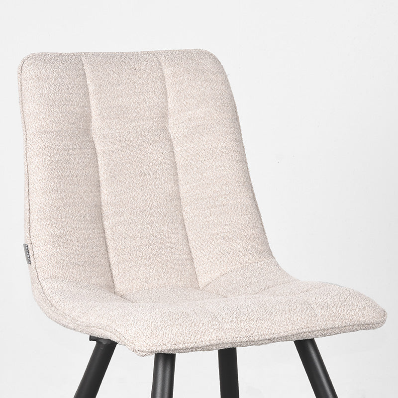 LABEL51 Eetkamerstoel Jelt - Naturel - Boucle van LABEL51 - laagste prijs offerte van PureWonen