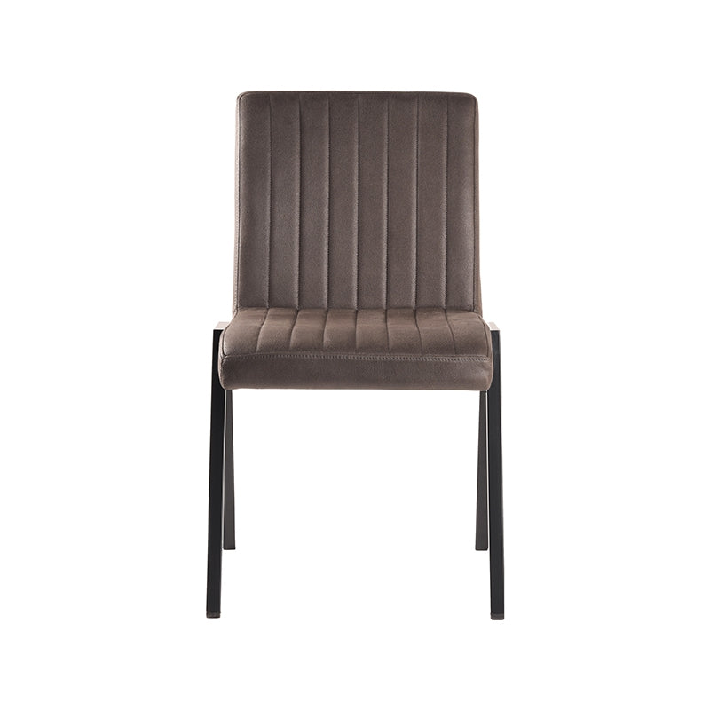 LABEL51 Eetkamerstoel Matz - Antraciet - Microfiber van LABEL51 - laagste prijs offerte van PureWonen