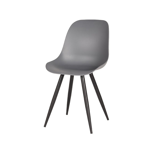 LABEL51 Eetkamerstoel Monza - Antraciet - Kunststof van LABEL51 – Luxe comfort op maat van PureWonen. Vraag naar de beste prijs.