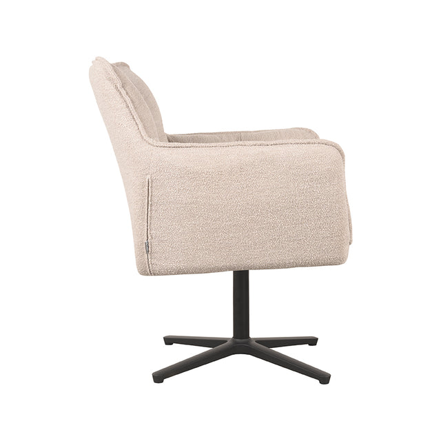 LABEL51 Fauteuil Ian - Naturel - Boucle van LABEL51 – Luxe comfort op maat van PureWonen. Vraag naar de beste prijs.