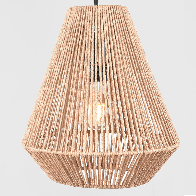 LABEL51 Hanglamp Ibiza - Naturel - Jute - 2-Lichts van LABEL51 – Luxe comfort op maat van PureWonen. Vraag naar de beste prijs.
