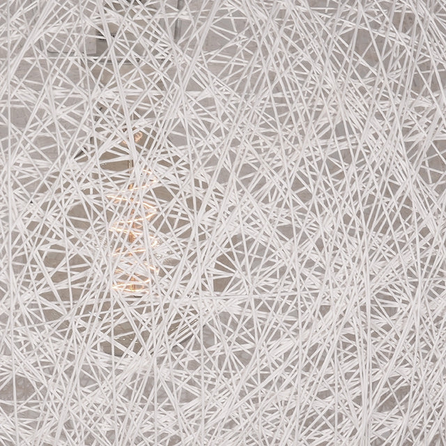 LABEL51 Hanglamp Twist - Wit - Vlas - L van LABEL51 – Luxe comfort op maat van PureWonen. Vraag naar de beste prijs.