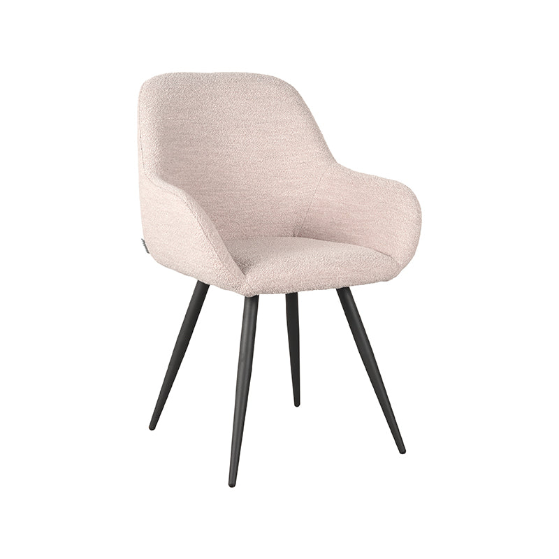 LABEL51 Eetkamerstoel Fender - Naturel - Boucle van LABEL51 - laagste prijs offerte van PureWonen