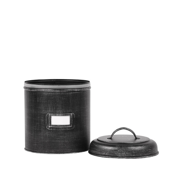 LABEL51 Opbergblik - Zwart - Metaal - XL - 20x20x25 cm van LABEL51 – Luxe comfort op maat van PureWonen. Vraag naar de beste prijs.