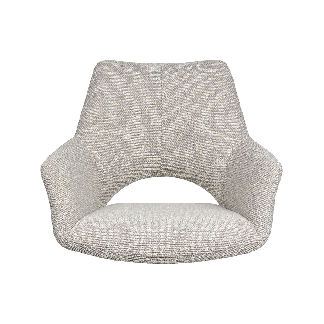 LABEL51 Eetkamerstoel The Chair Studio - Naturel - Royal Boucle - One Size