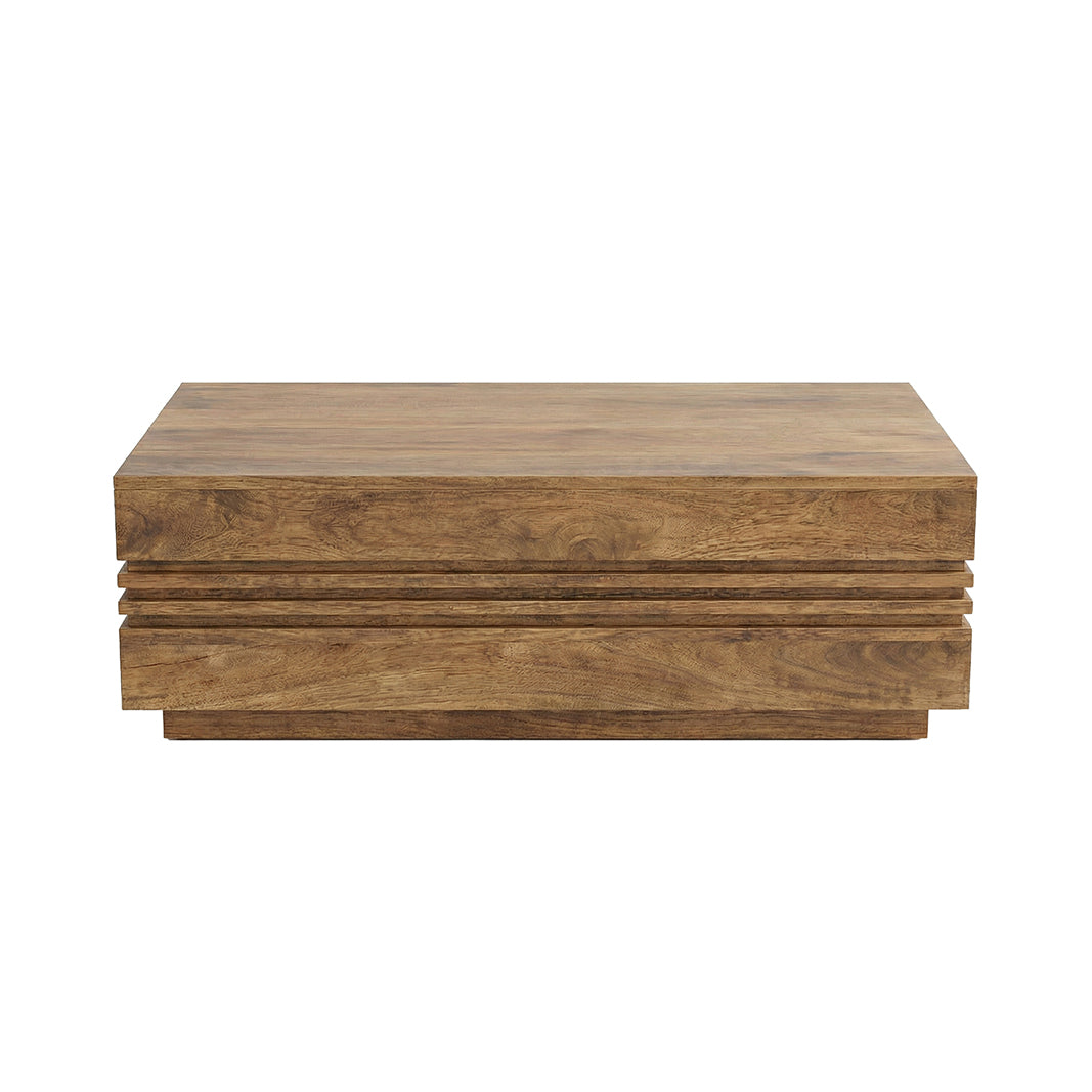 LABEL51 Salontafel Notch - Nature Smooth - Mangohout - 110 cm