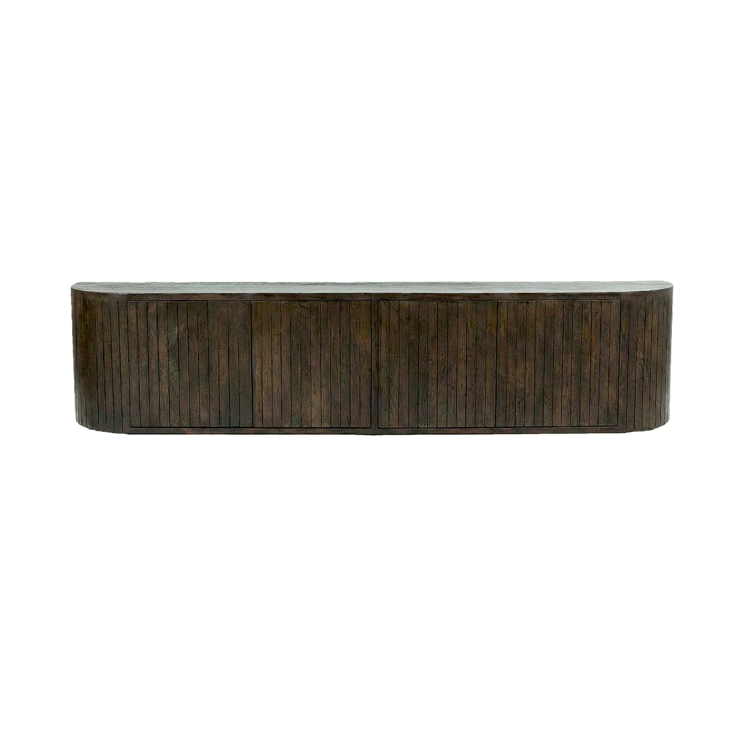 LABEL51 Tv-meubel Miya - Espresso - Mangohout - 220 cm