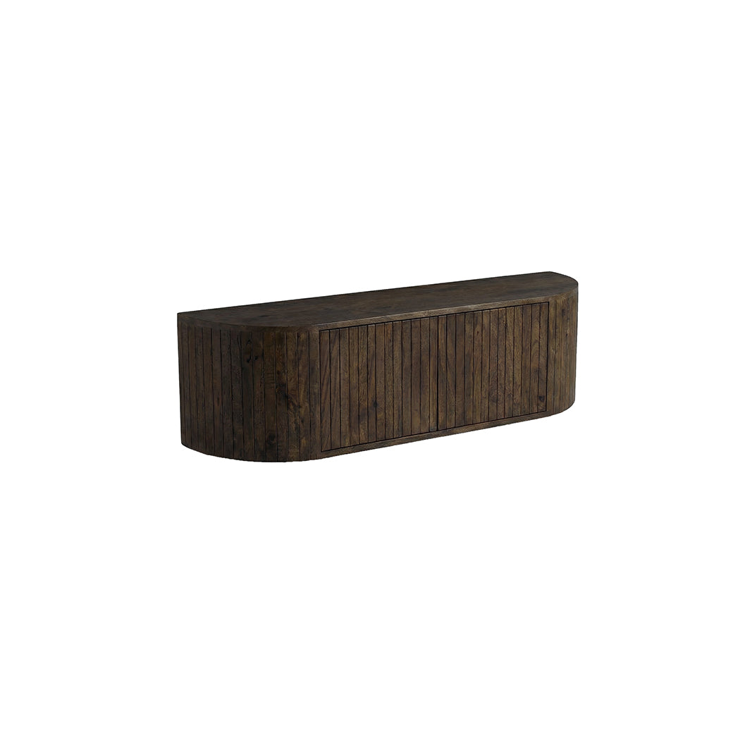 LABEL51 Tv-meubel Miya - Espresso - Mangohout - 140 cm