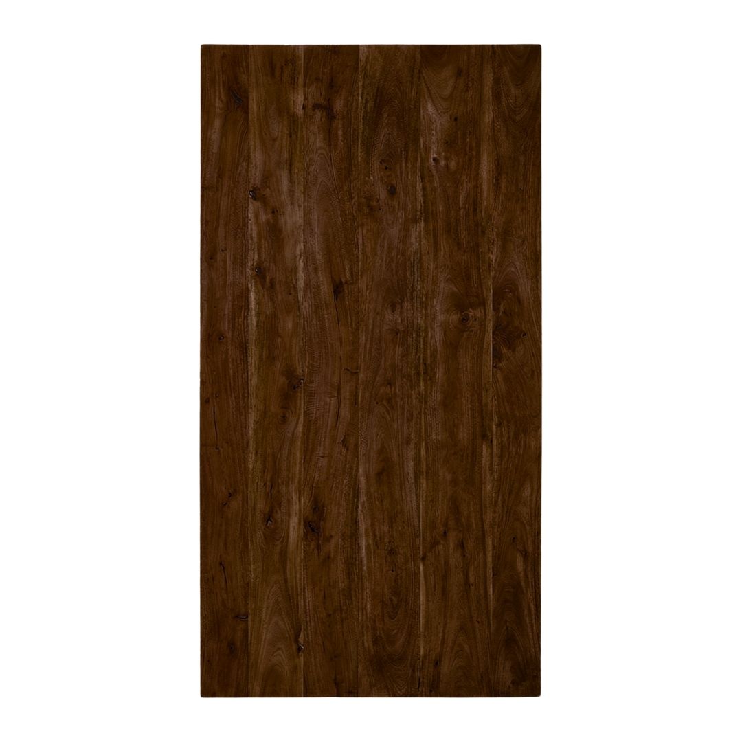LABEL51 Eetkamertafel Tafelblad Rechthoek - Espresso - Mangohout - 220 cm - Rechthoek