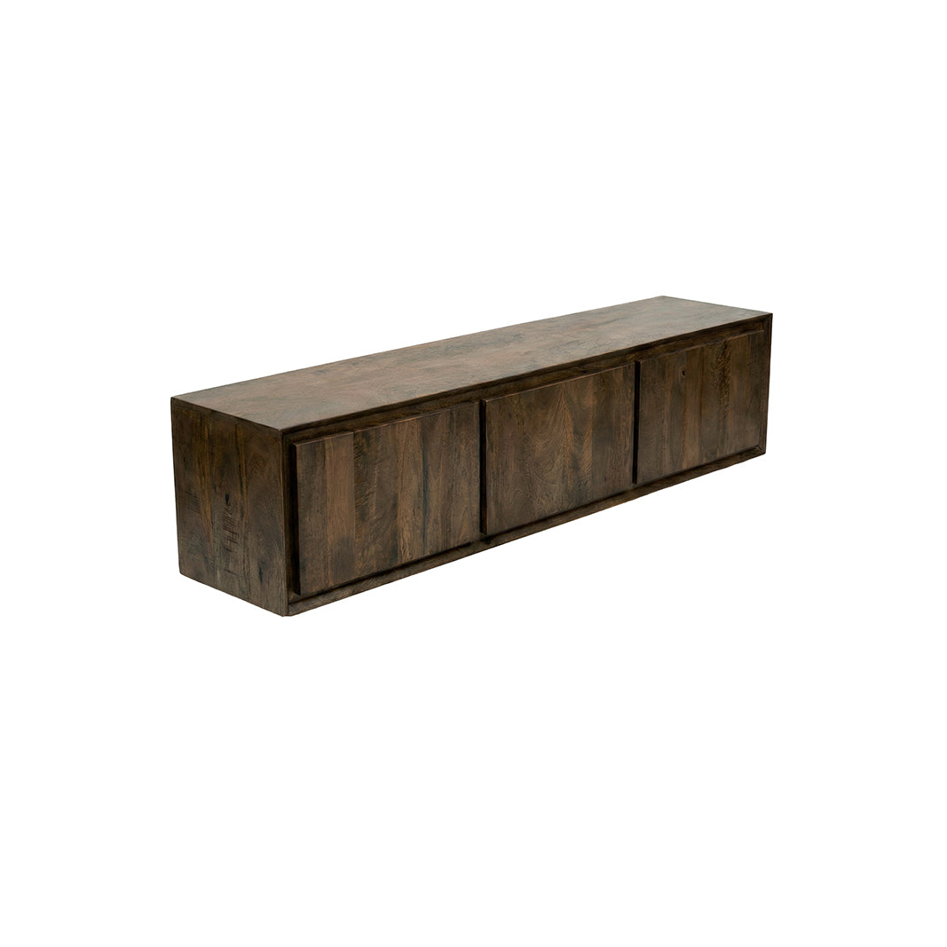 LABEL51 Tv-meubel Nori - Espresso - Mangohout - 160 cm
