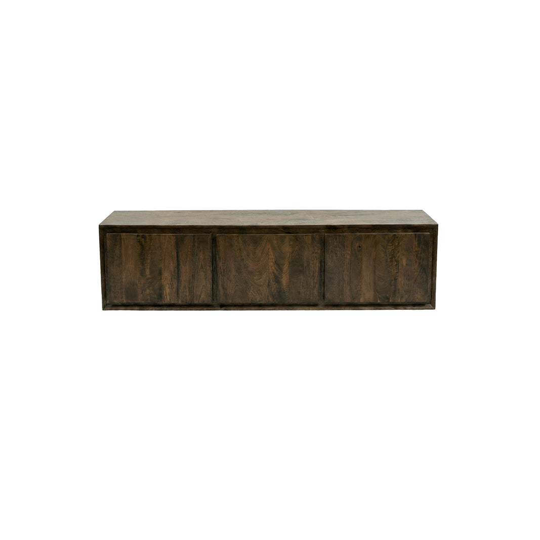 LABEL51 Tv-meubel Nori - Espresso - Mangohout - 160 cm