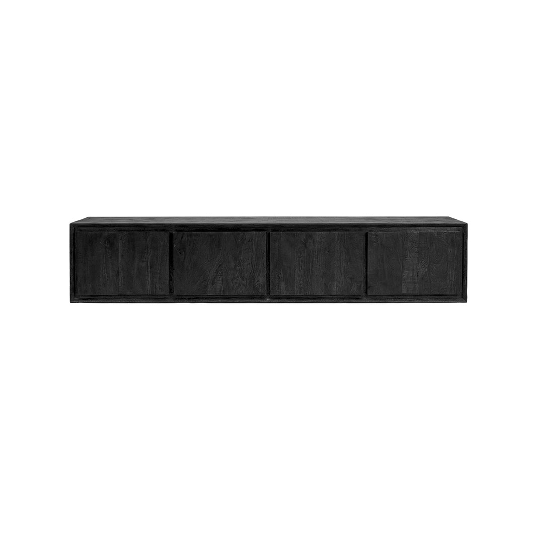 LABEL51 Tv-meubel Nori - Zwart - Mangohout - 190 cm
