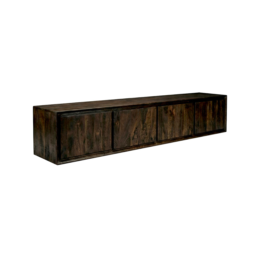 LABEL51 Tv-meubel Nori - Espresso - Mangohout - 190 cm