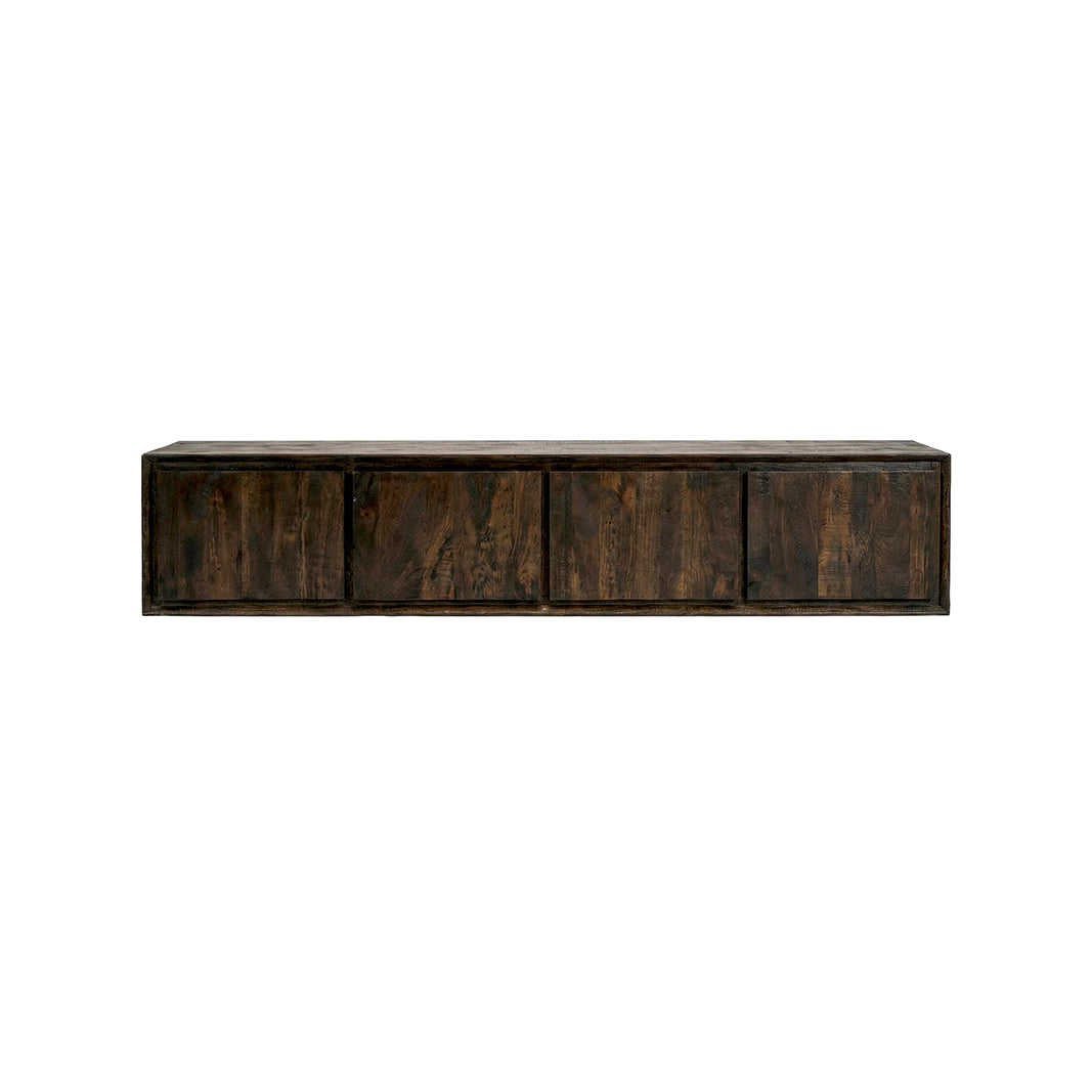 LABEL51 Tv-meubel Nori - Espresso - Mangohout - 190 cm