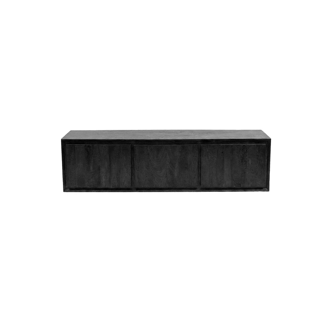 LABEL51 Tv-meubel Nori - Zwart - Mangohout - 160 cm