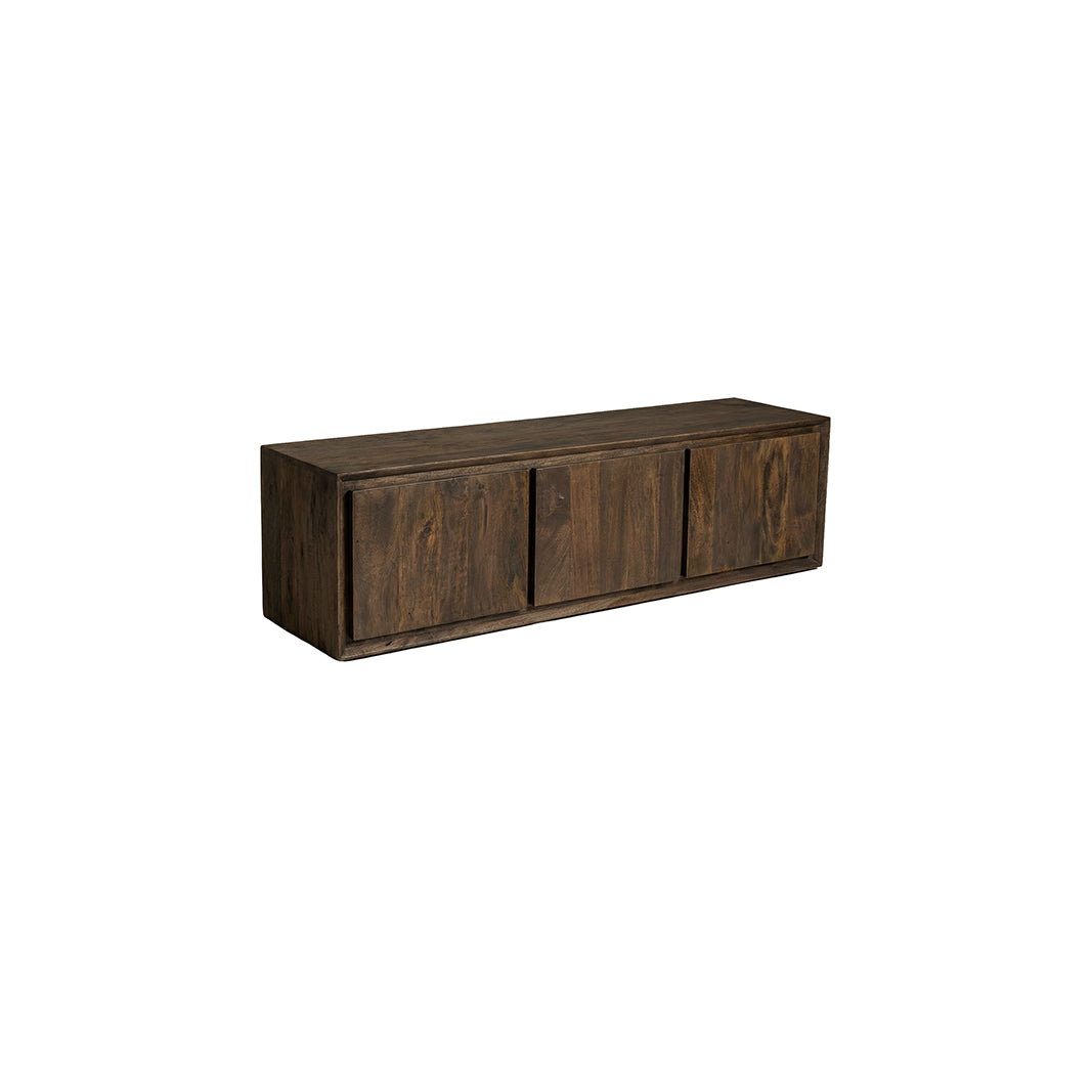 LABEL51 Tv-meubel Nori - Espresso - Mangohout - 140 cm van LABEL51 – Luxe comfort op maat van PureWonen. Vraag naar de beste prijs.