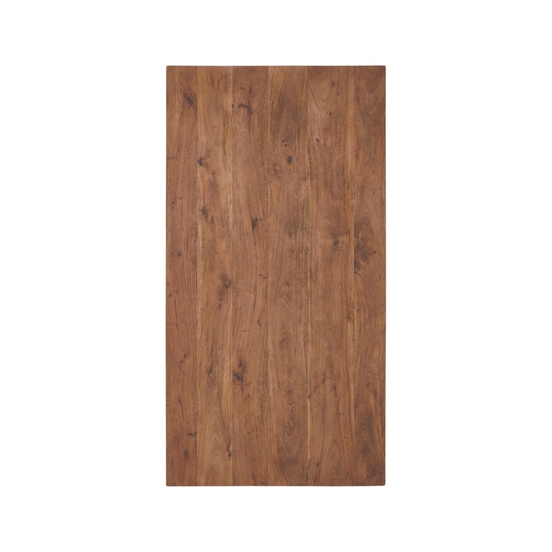 LABEL51 Eetkamertafel Tafelblad Rechthoek - Nature Smooth - Mangohout - 160 cm - Rechthoek