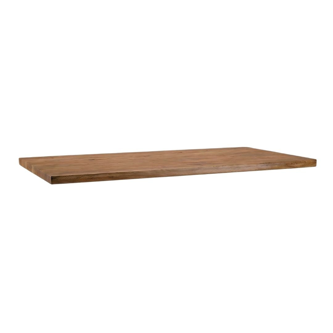 LABEL51 Eetkamertafel Tafelblad Rechthoek - Nature Smooth - Mangohout - 220 cm - Rechthoek
