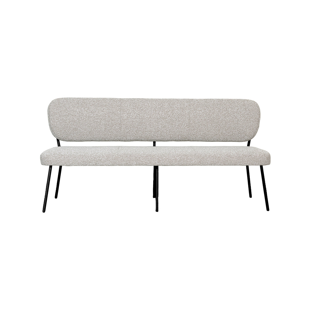 LABEL51 Eetkamerbank Singapore - Naturel - Royal Boucle - 190 cm