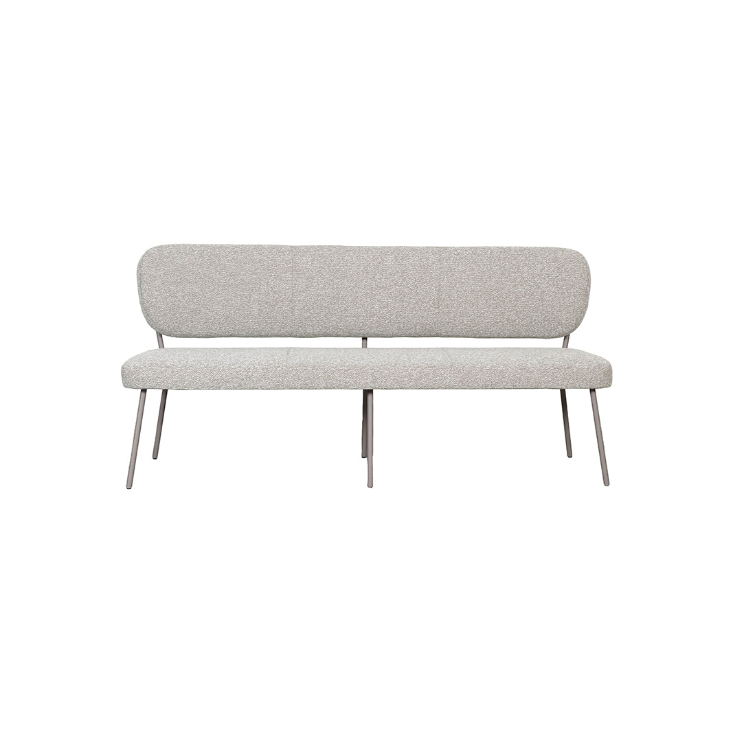 LABEL51 Eetkamerbank Singapore - Naturel - Royal Boucle - 160 cm van LABEL51 – Luxe comfort op maat van PureWonen. Vraag naar de beste prijs.