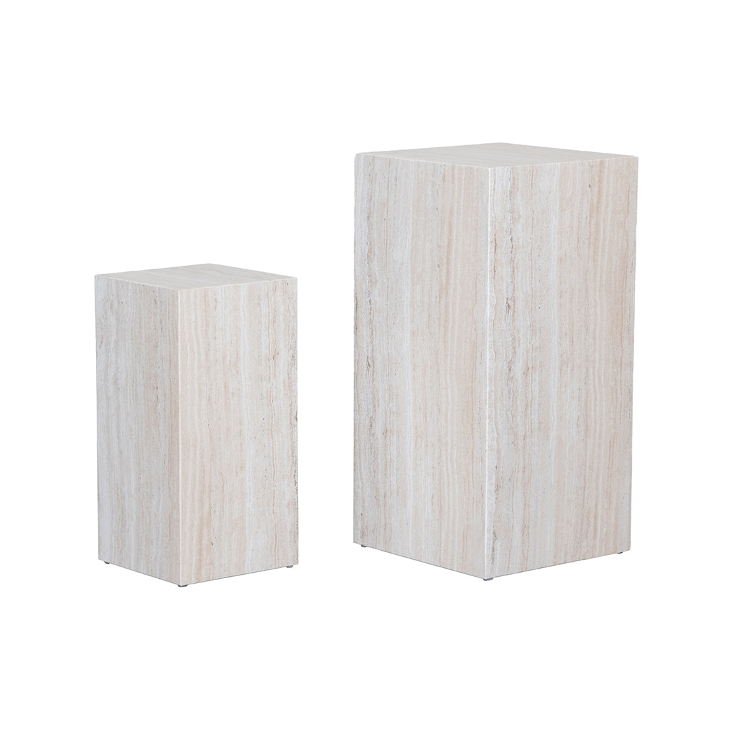 LABEL51 Salontafel Pedestal - Travertin - Travertin