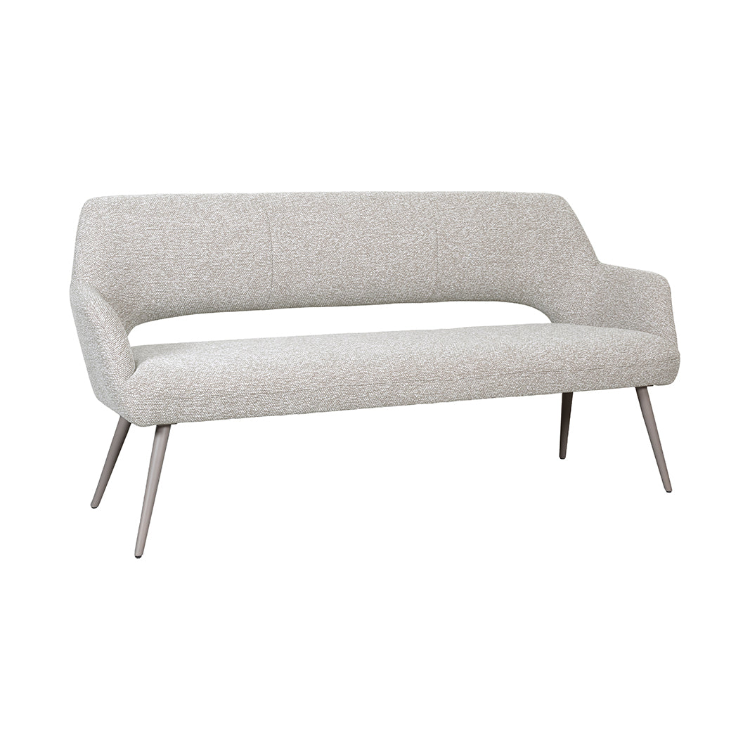 LABEL51 Eetkamerbank Sunray - Naturel - Royal Boucle - 220 cm