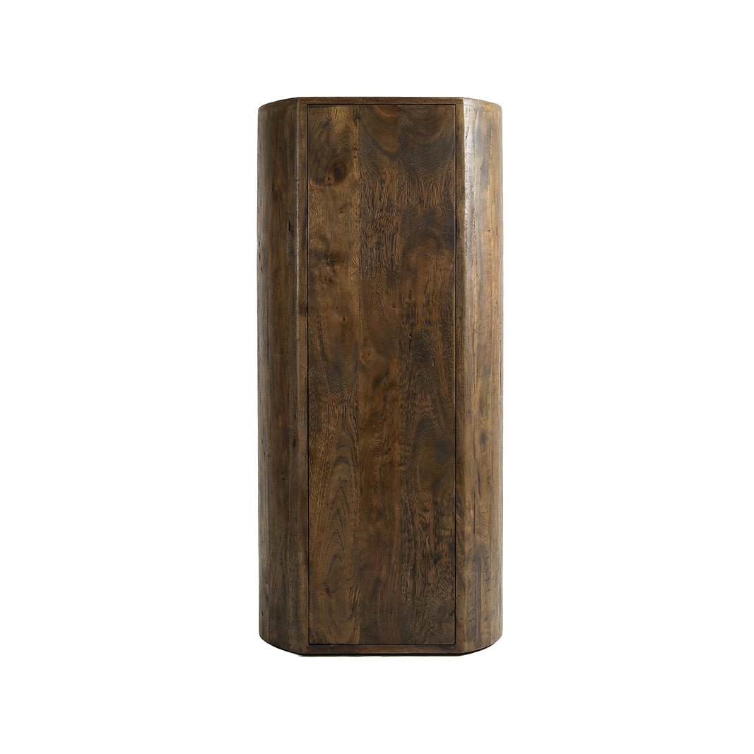 LABEL51 Bergkast Saya - Espresso - Mangohout - 160 cm - Rechts