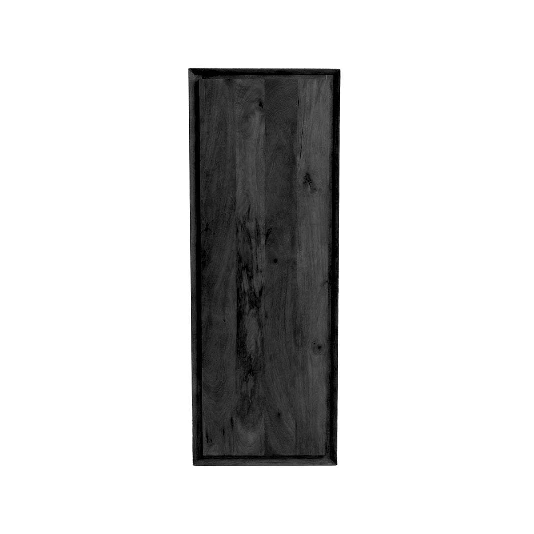 LABEL51 Bergkast Nori - Zwart - Mangohout - 140 cm - Rechts