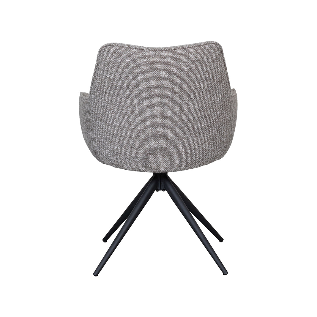LABEL51 Eetkamerstoel Sawa - Mushroom - Royal Boucle